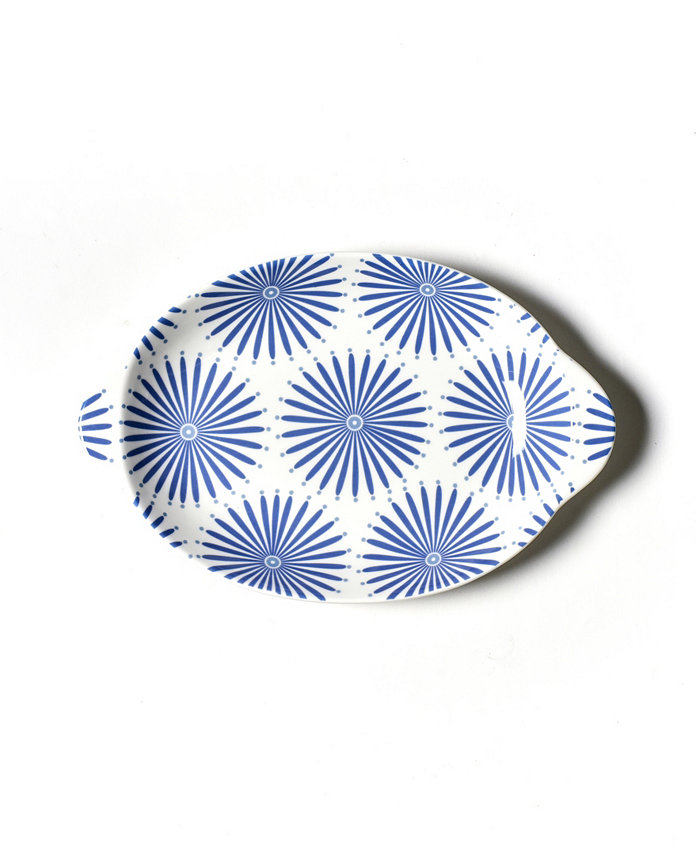 Coton Colors Burst Small Handled Oval Platter