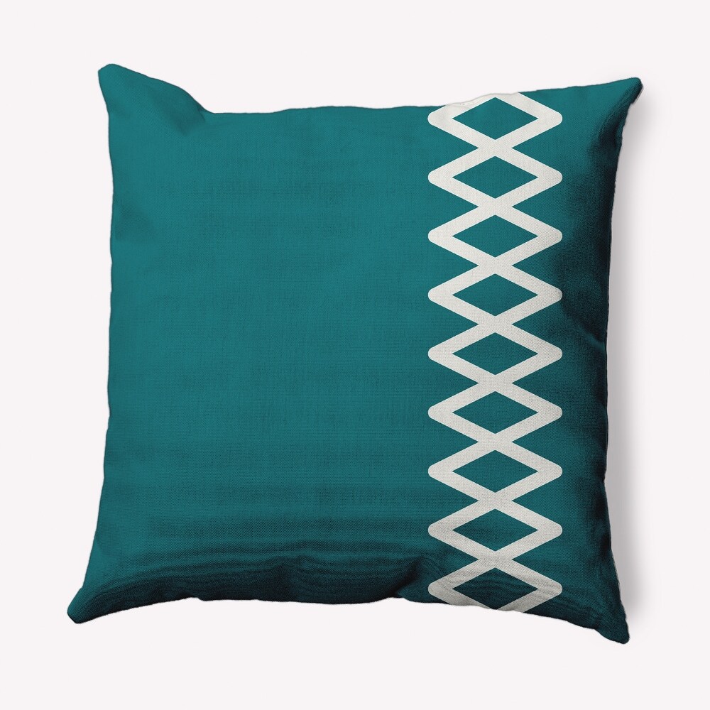 Zipper Stripe Nautical Decorative Indoor Pillow