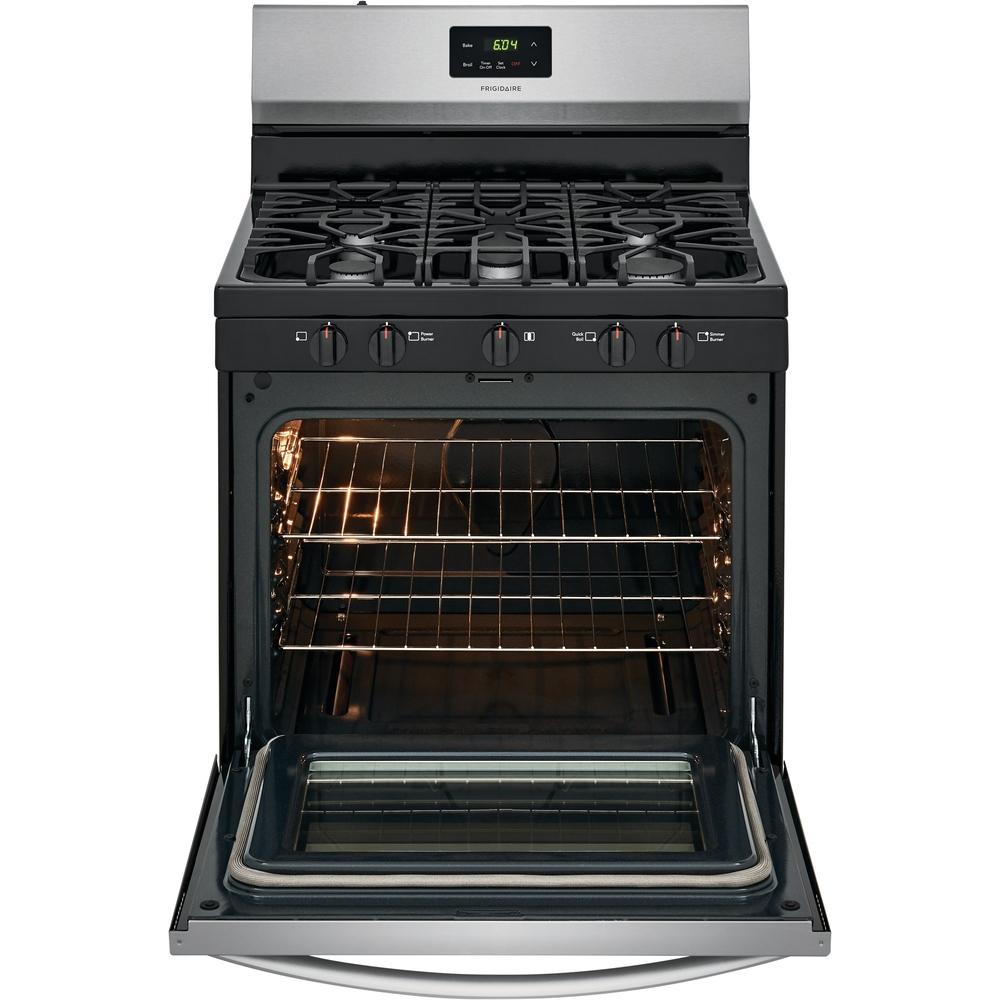 Frigidaire 30-inch Freestanding Gas Range with Even Baking Technology FCRG3052AS