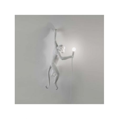 MONKEY LAMP 37X20，7X76，5 HANGING WHITE