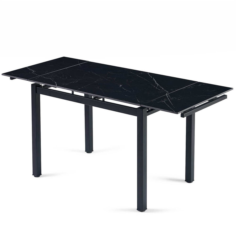 Modern Rectangular Expandable Dining Room Table