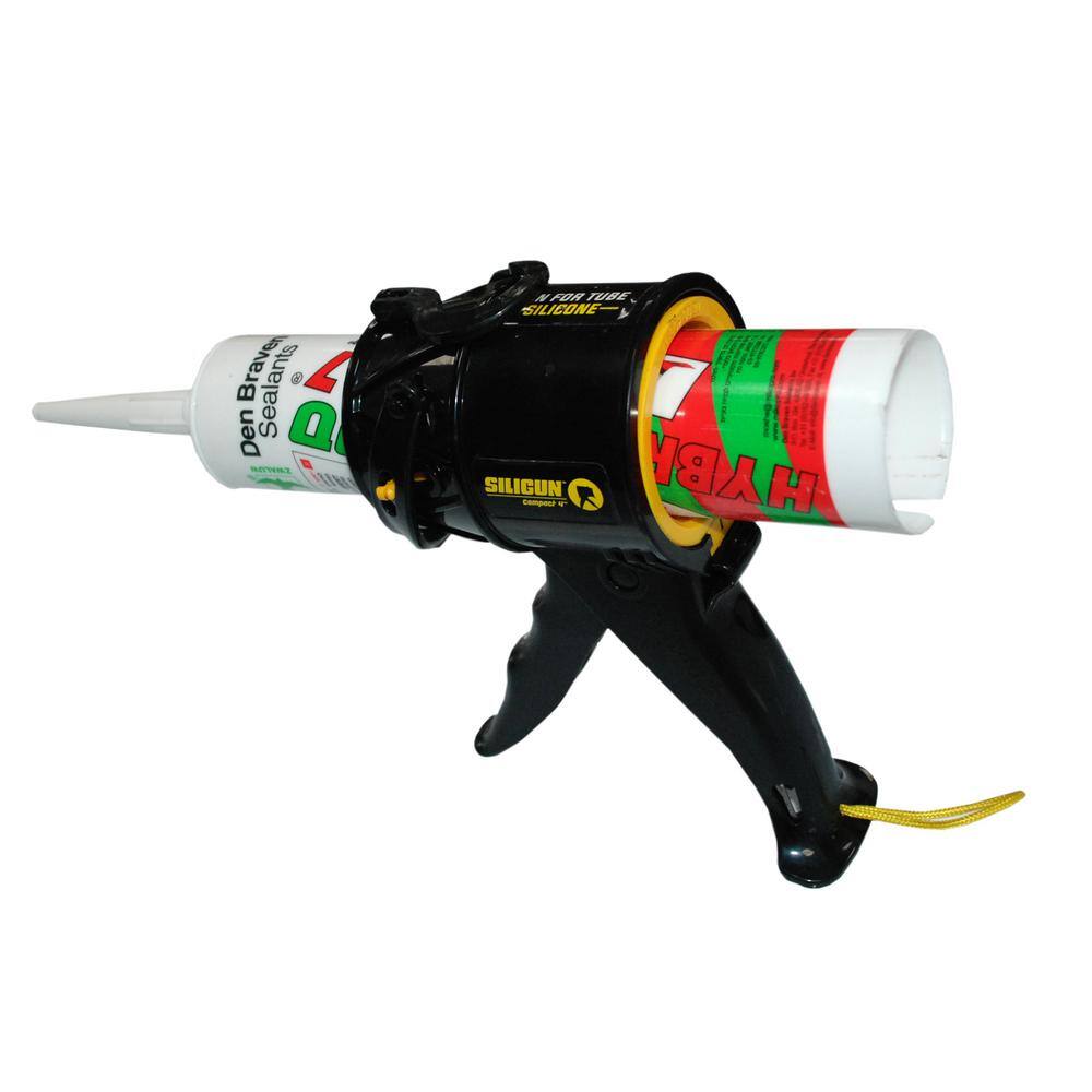 SILIGUN 4 in. Super Compact Heavy-Duty Drip-free Caulk Gun for 10 oz Tubes - (Tool Only) SG-4-CLK