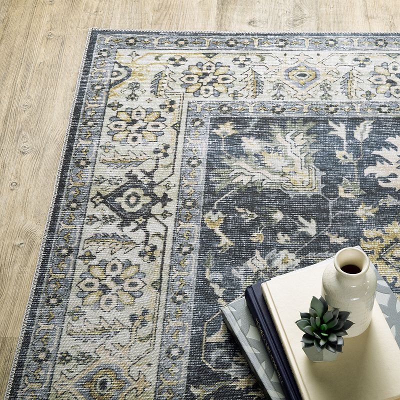 StyleHaven Clarissa Washable Vintage Ornate Area Rug