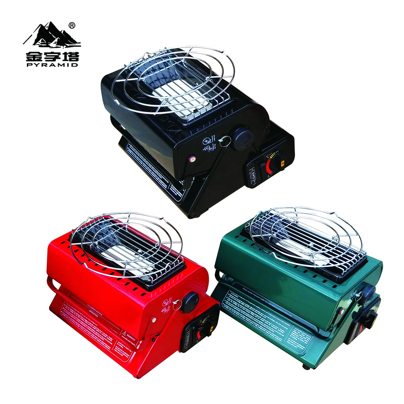 manufacturer pyramid OEM logo waterproof durable Portable camping gas heater