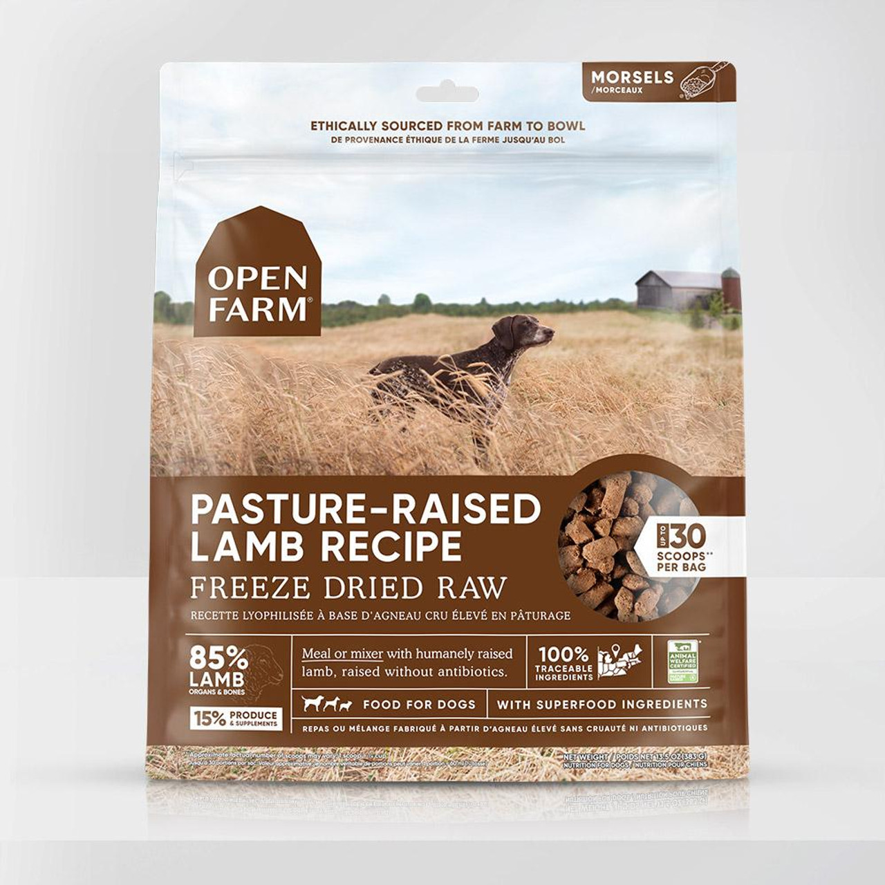 Open Farm Pasture-Raised Lamb Freeze Dried Raw Dog Food