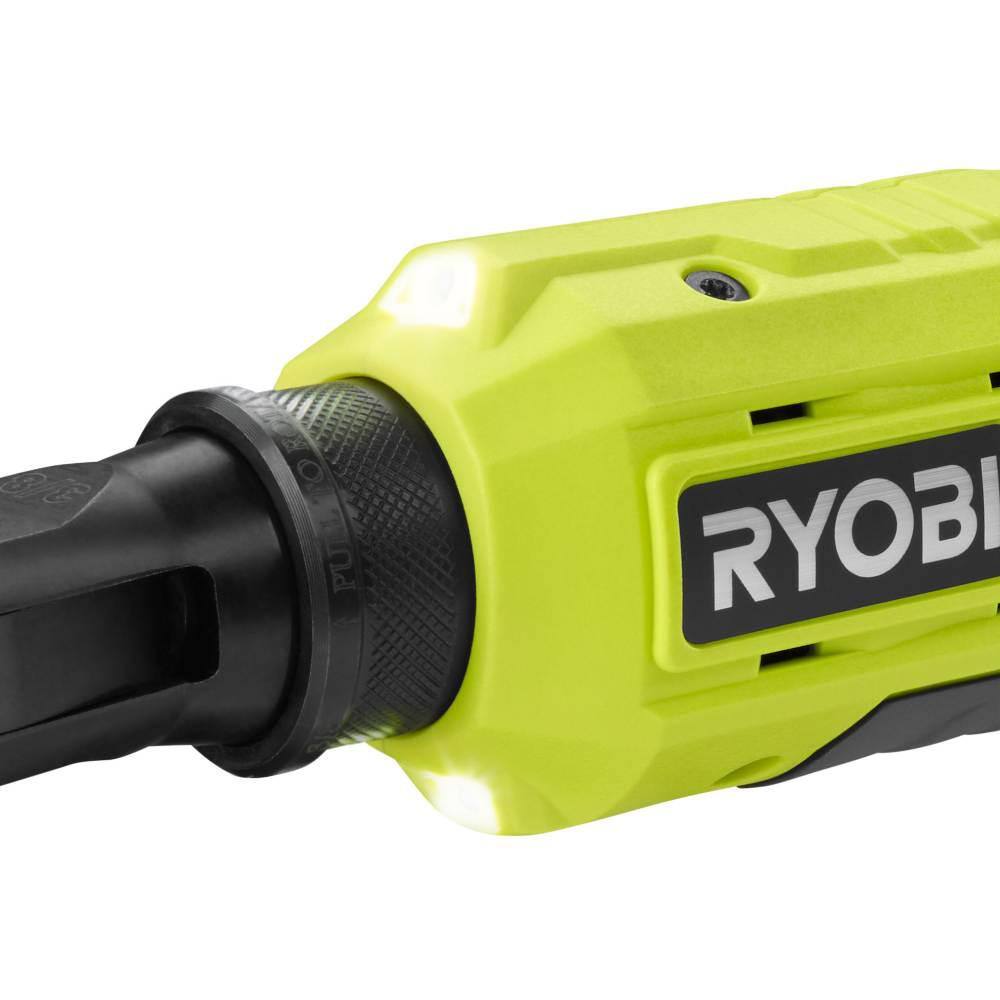 RYOBI ONE+ 18V Cordless 4-Tool Combo Kit with 4.0 Ah Battery 1.5 Ah Battery Charger and Bag PCL1402K2N