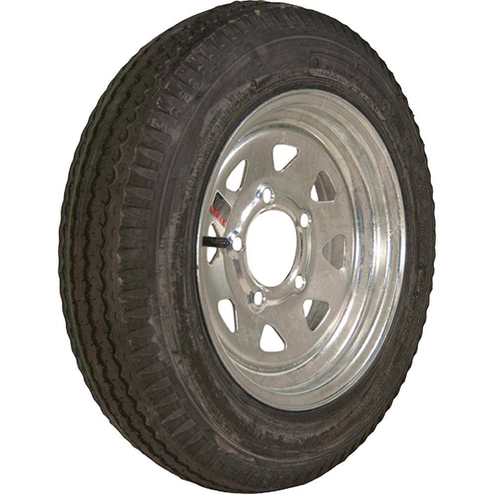 LOADSTAR 530-12 K353 BIAS 1045 lb. Load Capacity Galvanized 12 in. Bias Tire and Wheel Assembly 30850