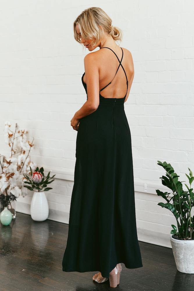 Not Over You Maxi Dress Black