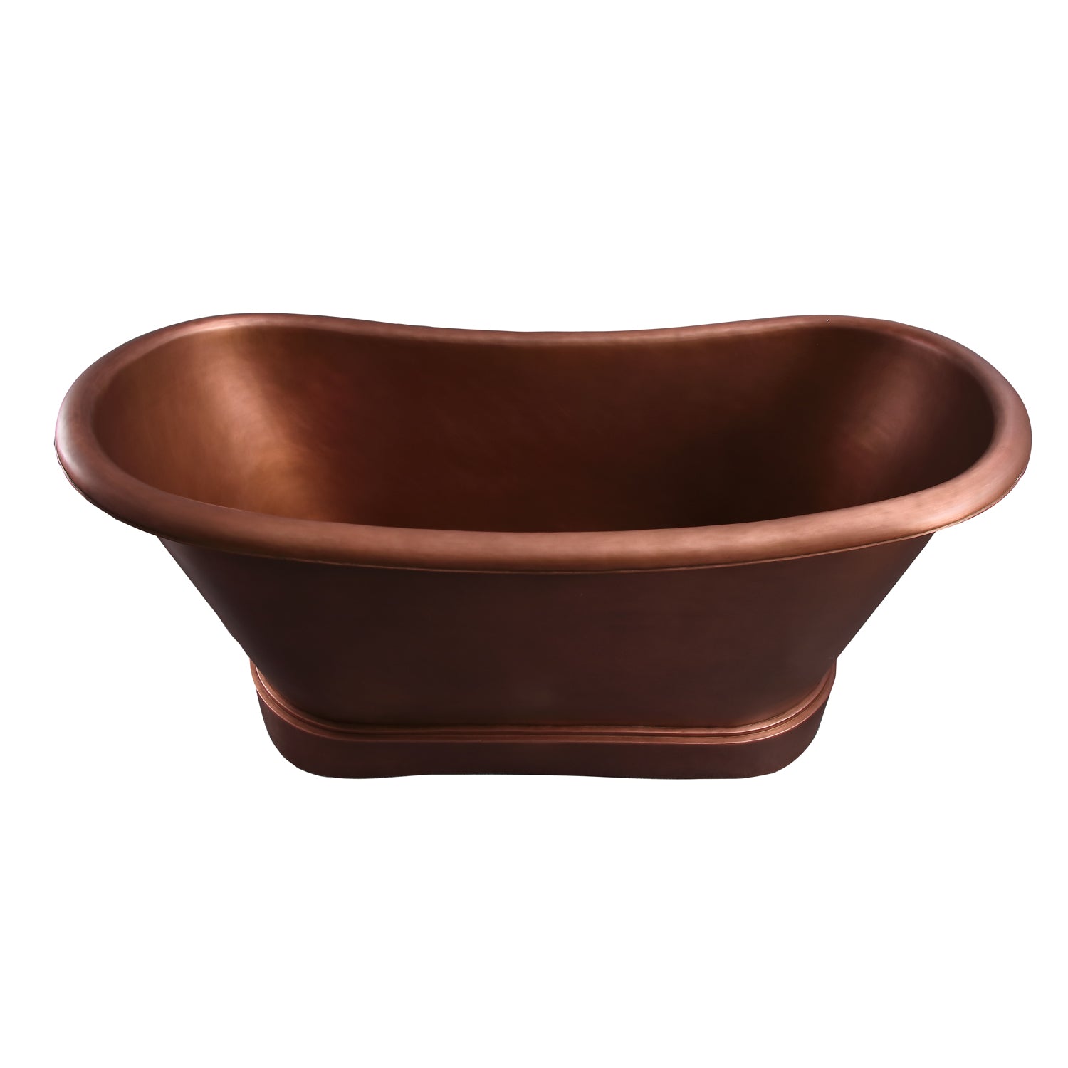 Calumet 66″ Copper Bateau Double Slipper Tub