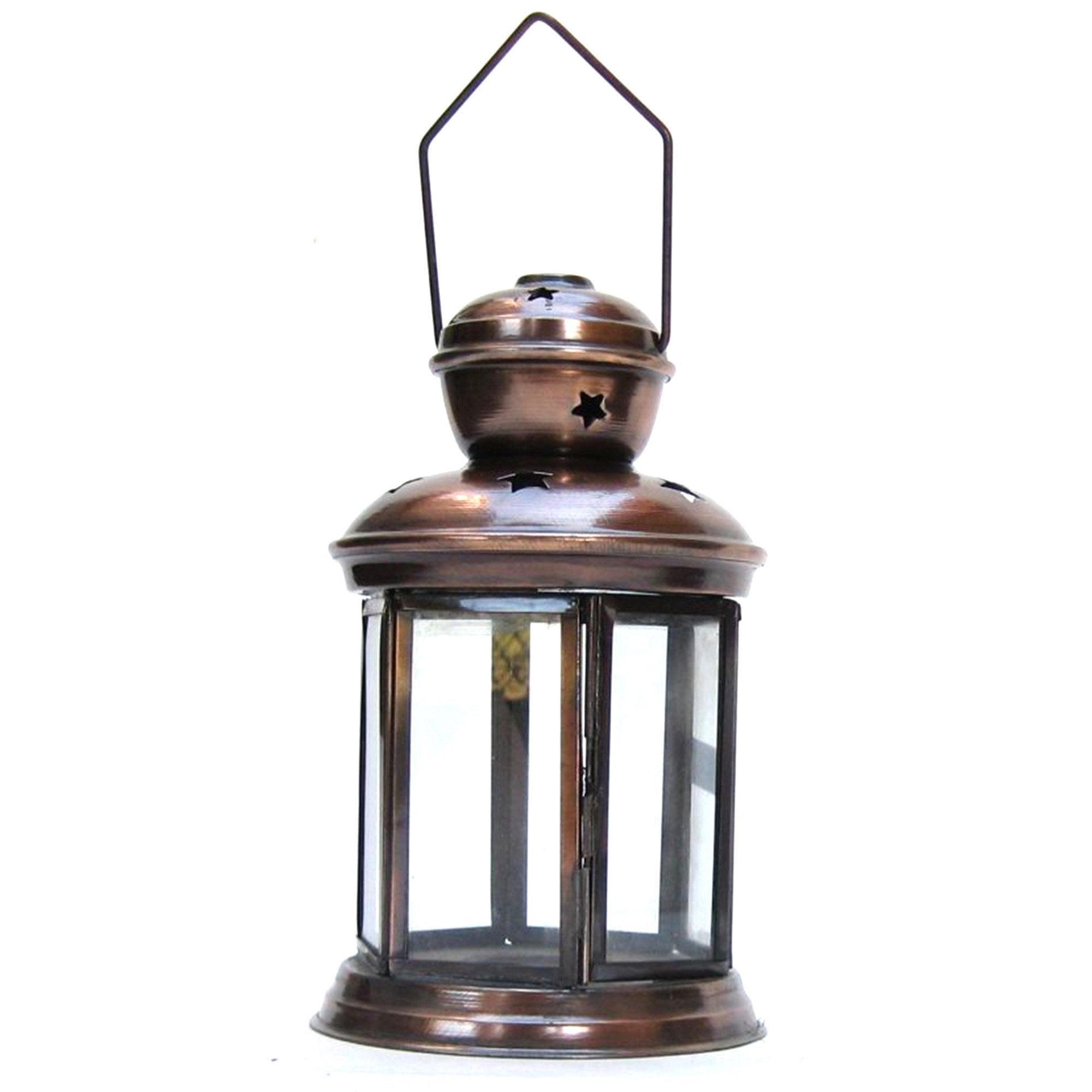 Antique Iron Candle Lantern 9