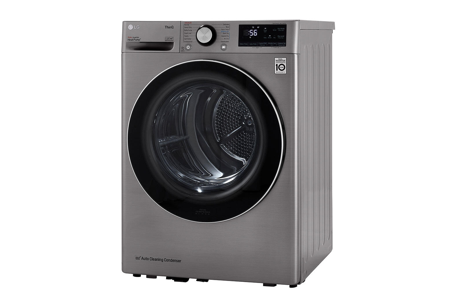 Lg DLHC1455V 4.2 Cu.Ft. Smart Wi-Fi Enabled Compact Front Load Dryer With Dual Inverter Heatpump™ Technology