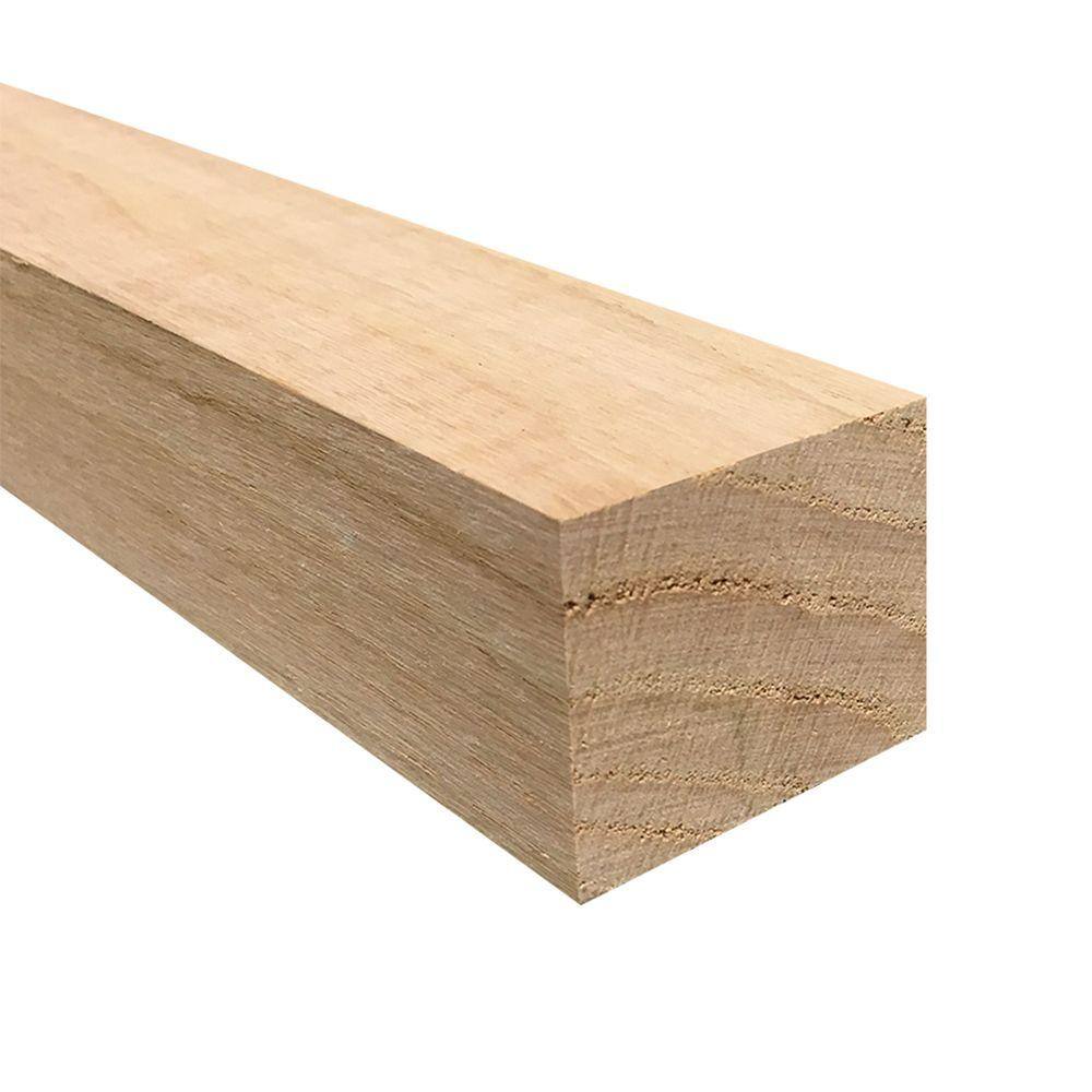 Weaber 2 in. x 2 in. x 3 ft. S4S Oak Board 27389