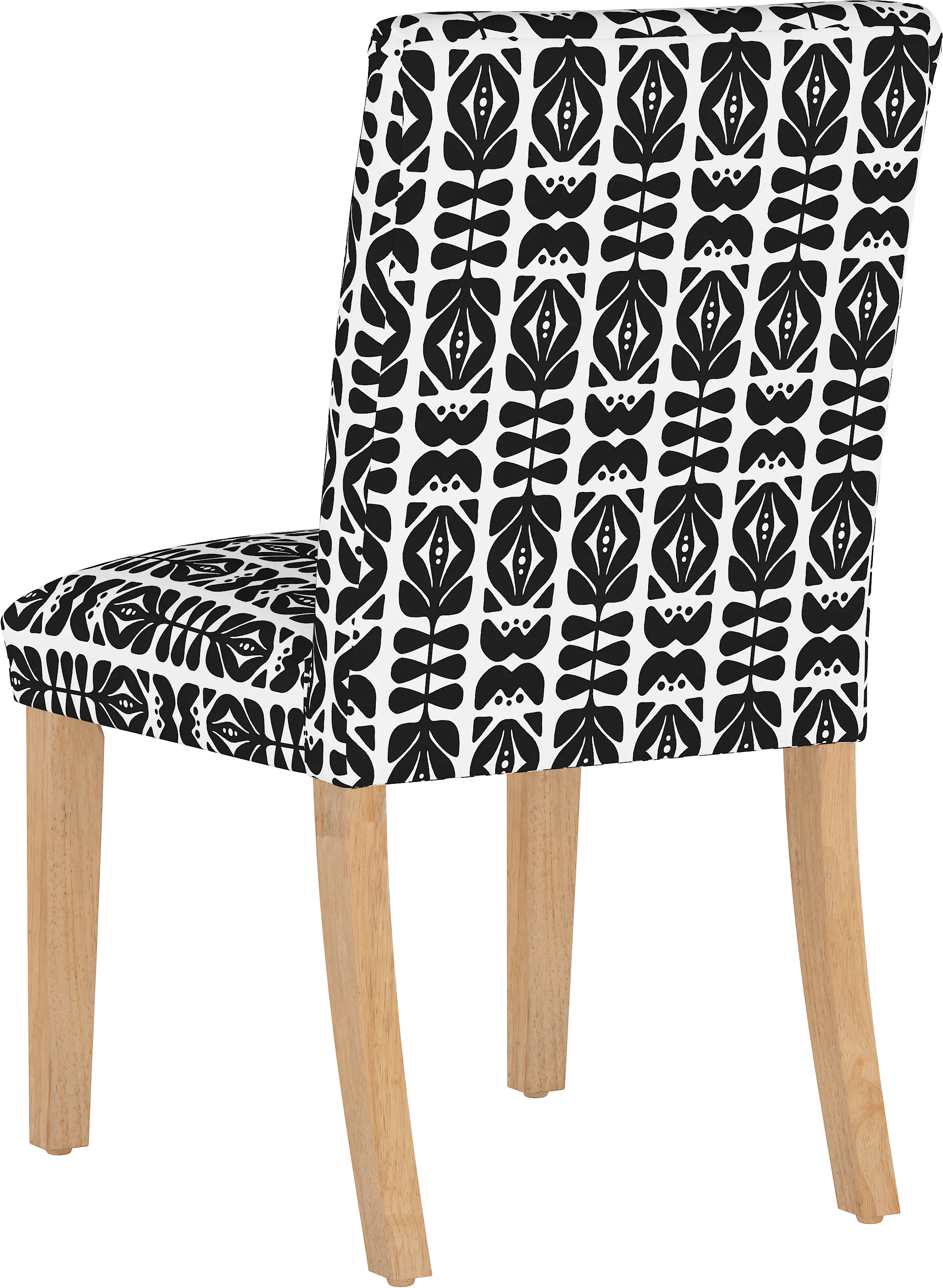 Jennifer Black Upholstered Dining Chair - Skyline Furniture