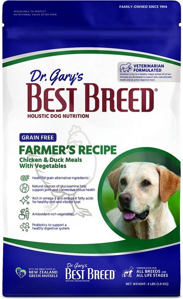 Dr. Gary's Best Breed Holistic Grain-Free Chicken with Fruits and Vegetables Dry Dog Food