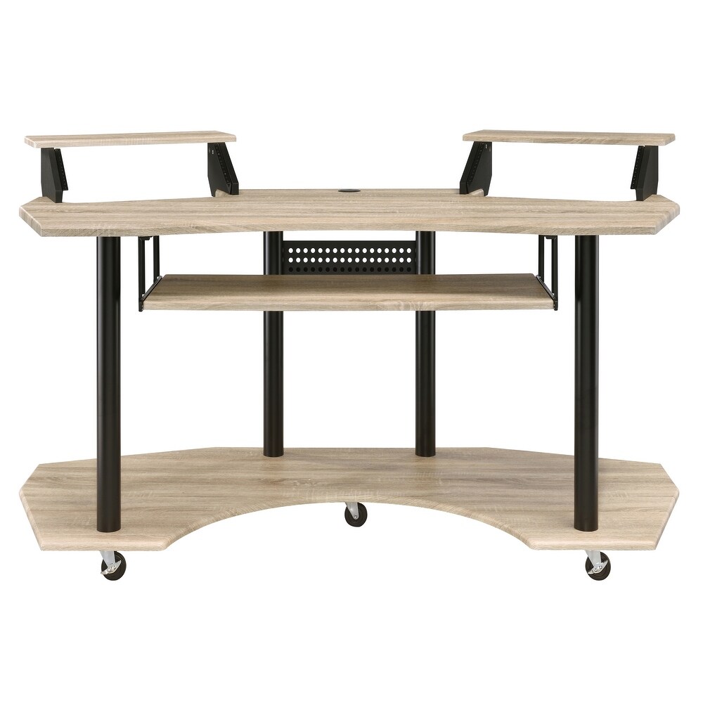 Detroit Music Recording Studio Desk with Keyboard Tray