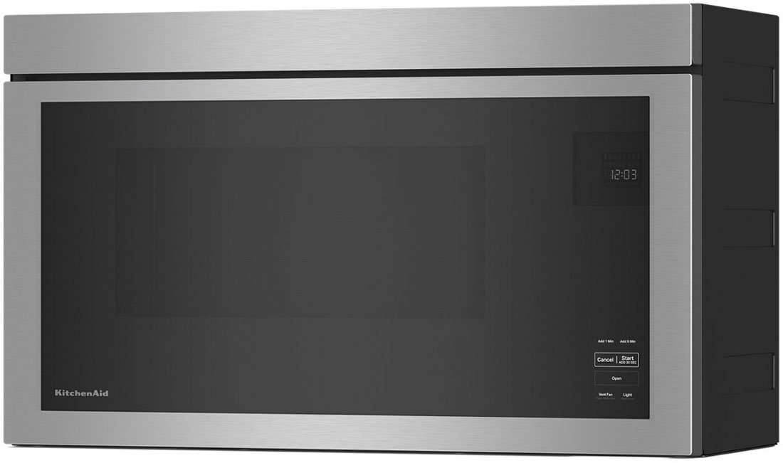 KitchenAid 1.1 Cu. Ft. Over-The-Range Microwave with Flush Built-In Design in Stainless Steel