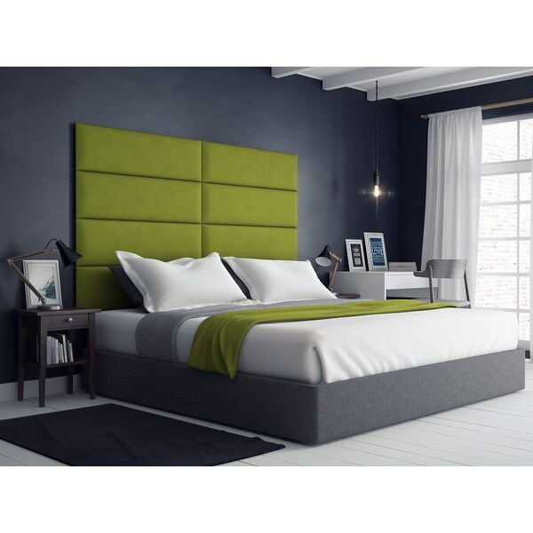 Vant Upholstered Wall Panels (Headboards) Sets of 4， Micro Suede - - 12063235