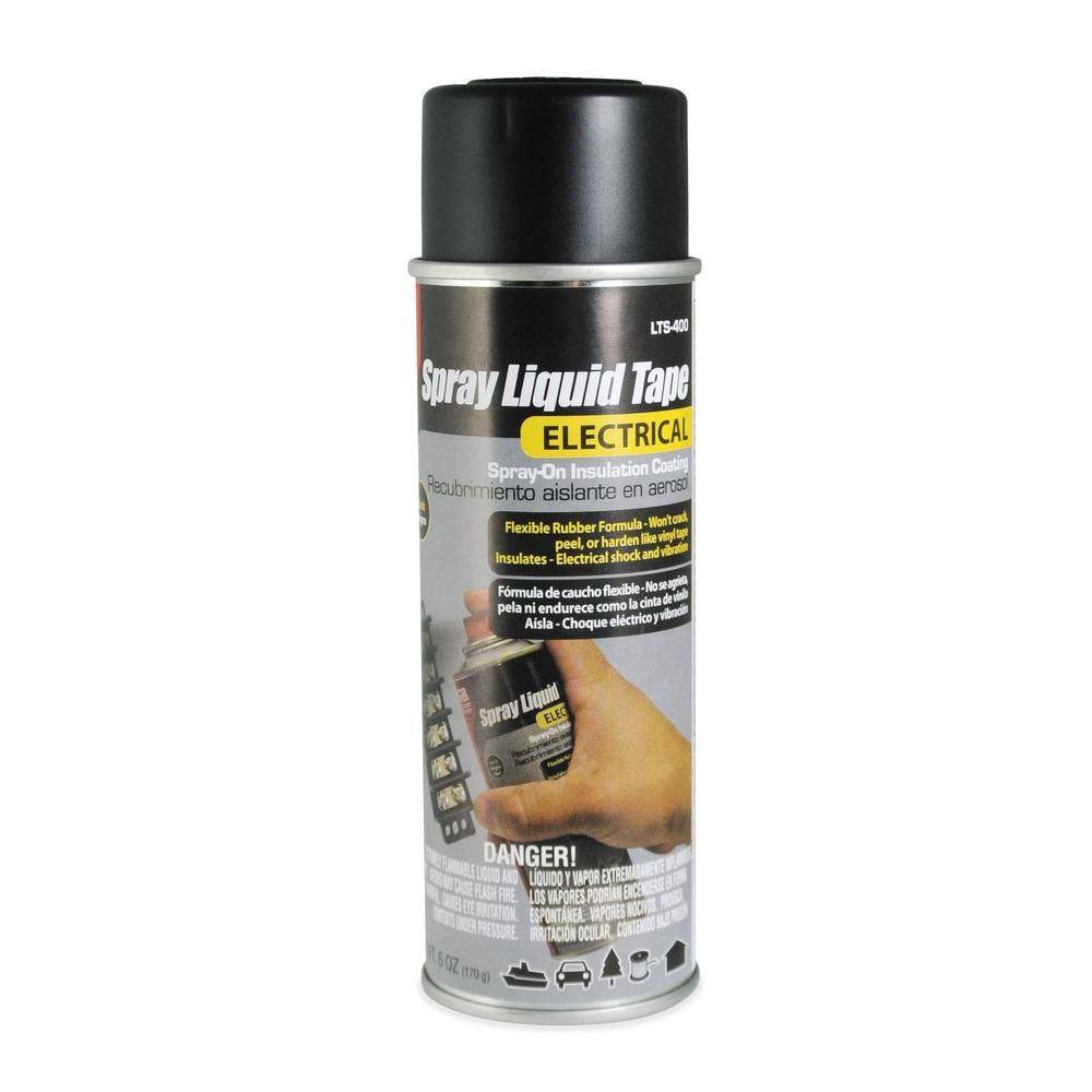 Gardner Bender Black Spray Liquid Tape 6 oz. LTS-400