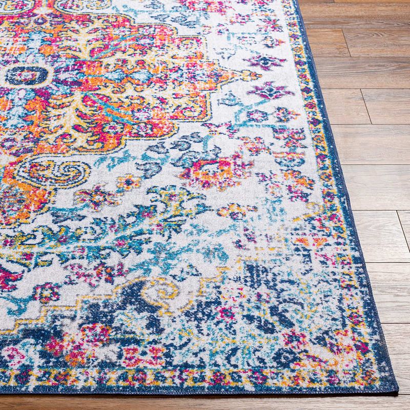 Stinesville Traditional Washable Area Rug