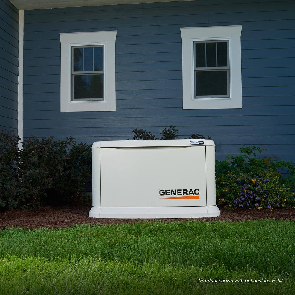 Generac Guardian 22000-Watt (LP)19500-Watt (NG) Air-Cooled Whole House Generator with Wi-Fi and 200-AmpTransfer Switch 7043