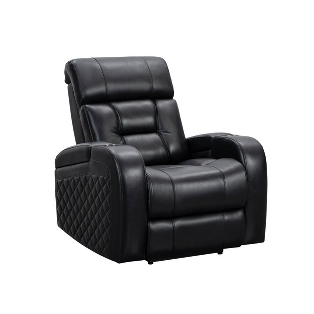 Braden Leather Theater Power Recliner With Power Headrest Abbyson Living