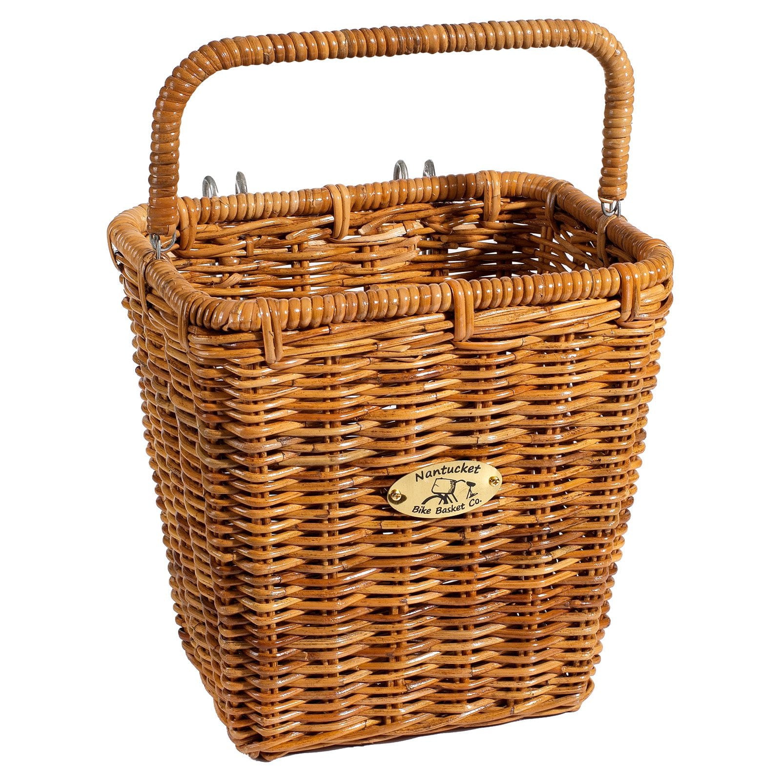 Nantucket Bicycle Basket Co. Cisco (Pannier Basket w/ Hooks)