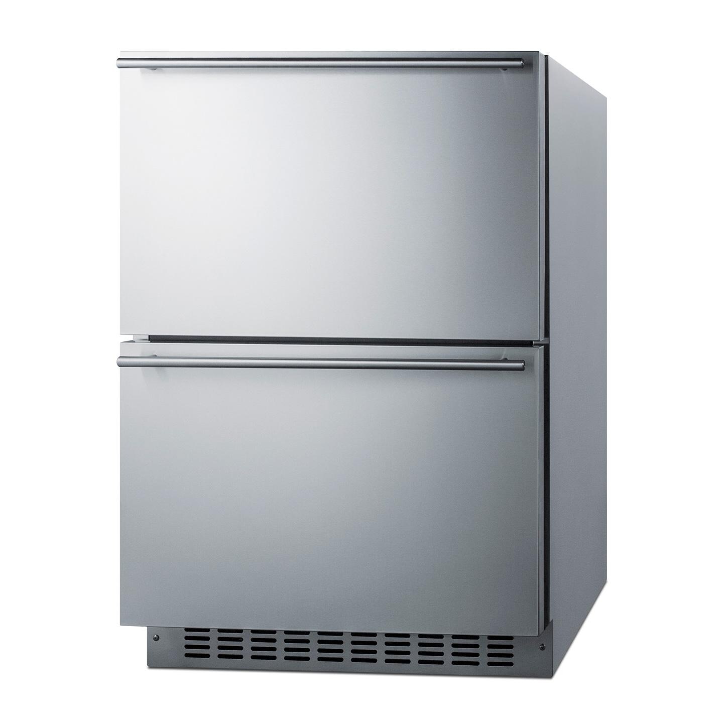 Summit 24-Inch 3.7 Cu. Ft. 2-Drawer All-Refrigerator， ADA Compliant