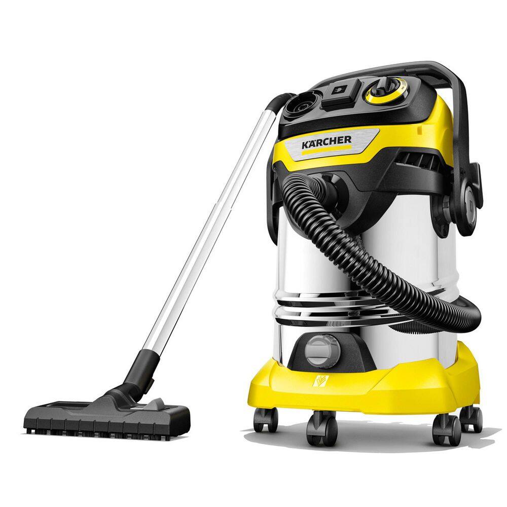 Karcher WD 6 P S Multi-Purpose 8 Gal. Wet-Dry Vacuum Cleaner with Attachments Blower Feature and Space-Saving Design 1800-Watt 1.628-375.0