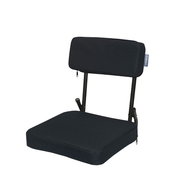 Stansport Steel Frame Foldable Coliseum Seat Black