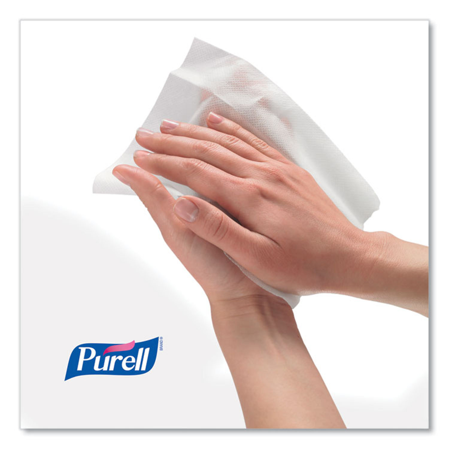 Hand Sanitizing Wipes Alcohol Formula by PURELLandreg; GOJ903106