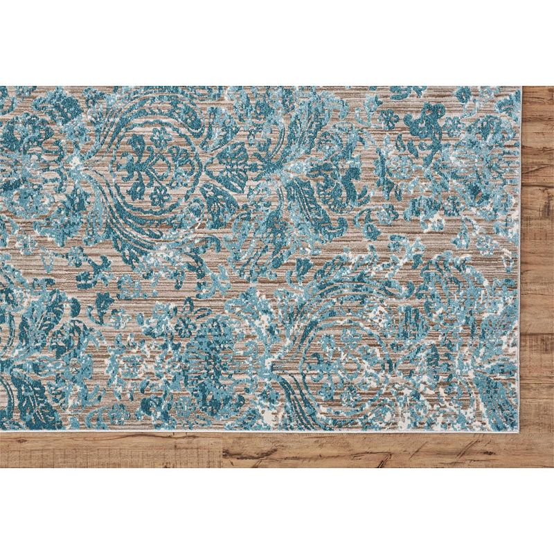 Weave and Wander Arsene Aqua Rug