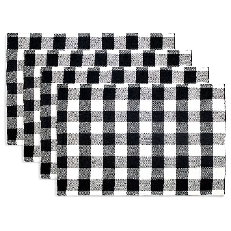 Popular Bath Gingham Check Placemat 4-pk.