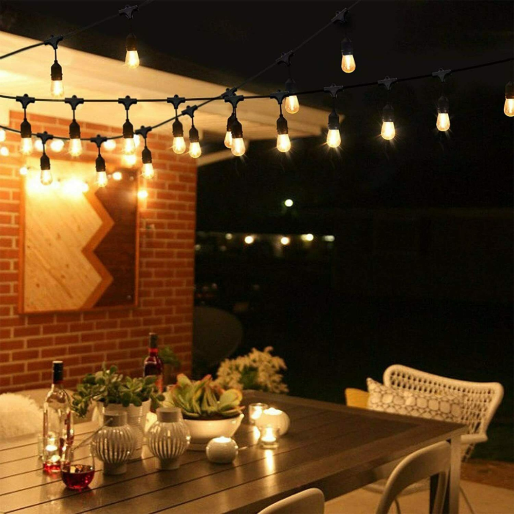 15m Shatterproof LED Festoon Lights 💡