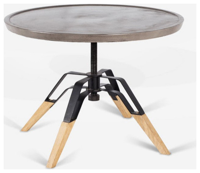 Zelena Modern Concrete and Oak Coffee Table   Modern   Coffee Tables   by V.S.D Furniture  Houzz