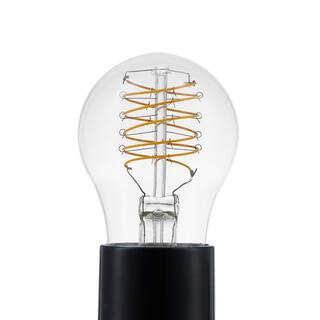 EcoSmart 40-Watt Equivalent A15 Dimmable Fine Bendy Filament LED Vintage Edison Light Bulb Warm White (2-Pack) A15C6E26822S