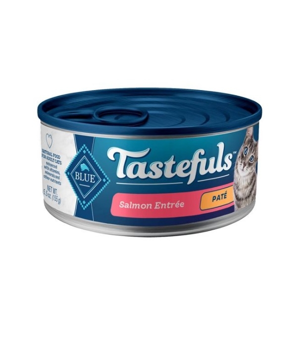 Blue Buffalo Tastefuls Adult Cat Salmon Entree Pate Wet Cat Food - 5.5oz