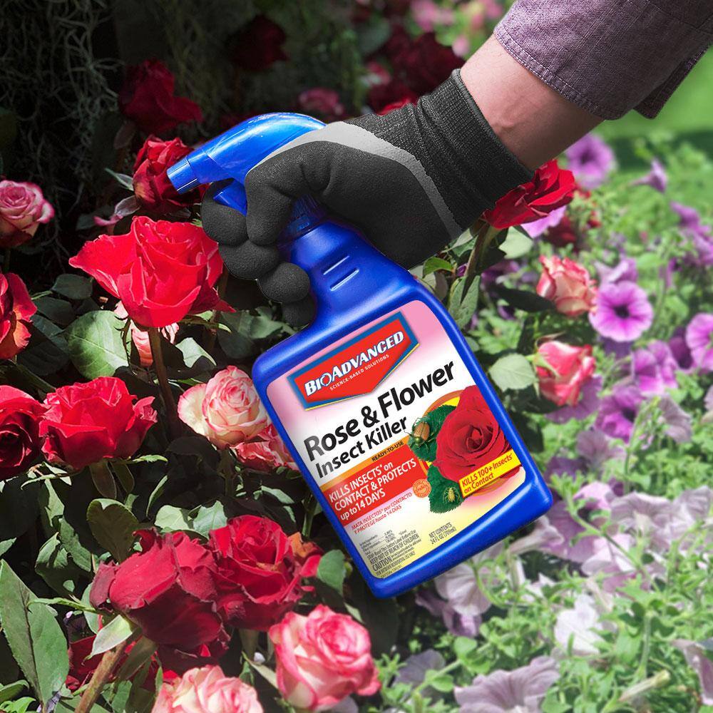 BIOADVANCED 24 oz. Ready-to-Use Rose and Flower Insect Killer 708570A