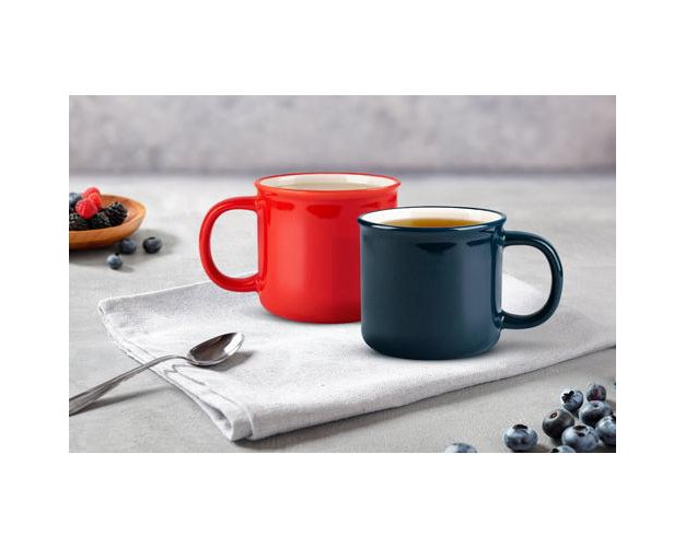 Kook Ceramic Camper Mugs 14 Oz Set Of 2