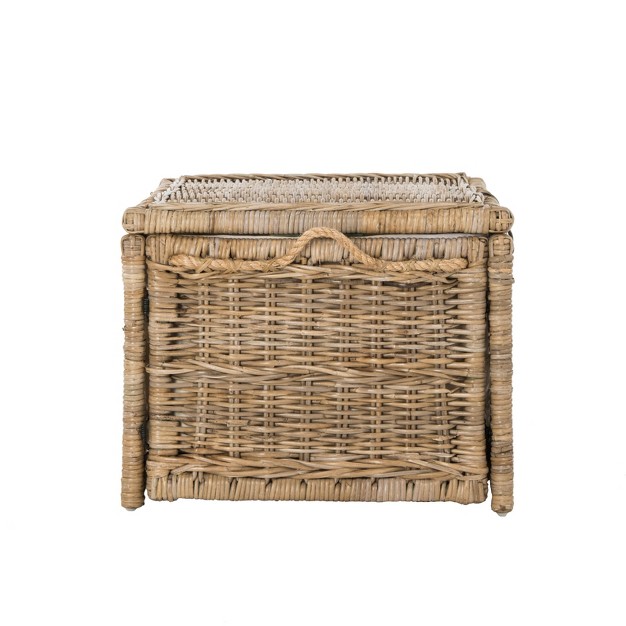 Wicker Storage Trunk