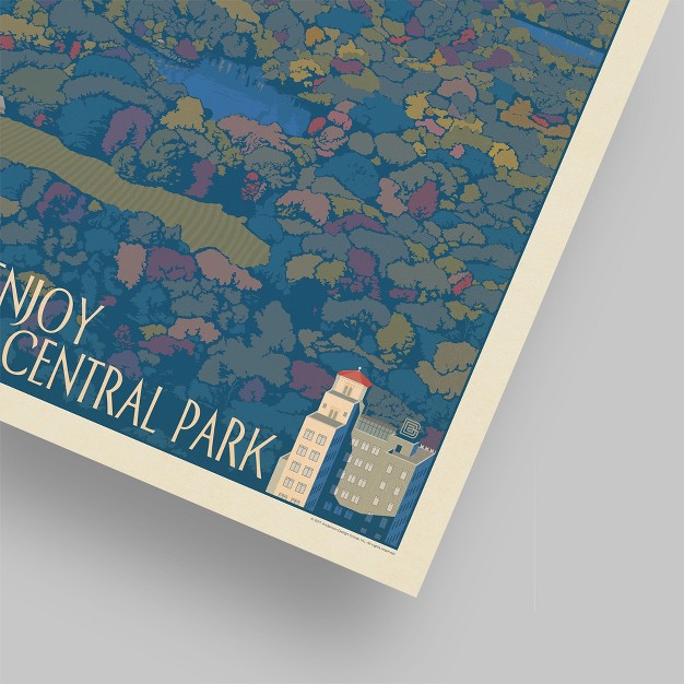 Americanflat Vintage Architecture New York Enjoy Central Park By Anderson Design Group Poster