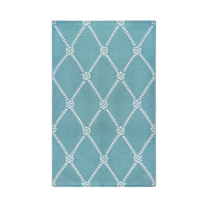 Superior Coastal Diamond Indoor/Outdoor Area Rug