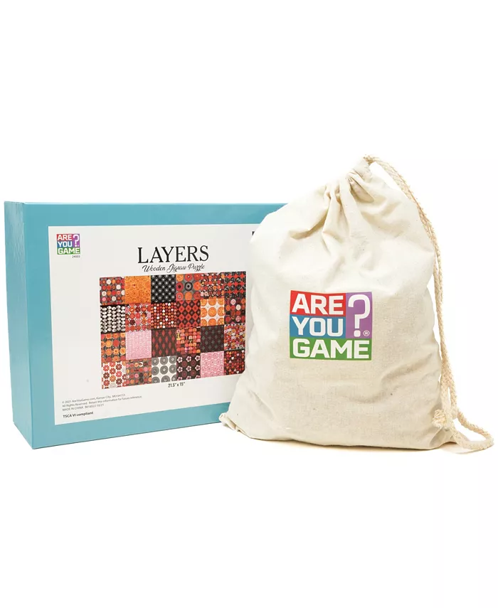 University Games Areyougame.com Wooden Jigsaw Puzzle Layers  453 Pieces