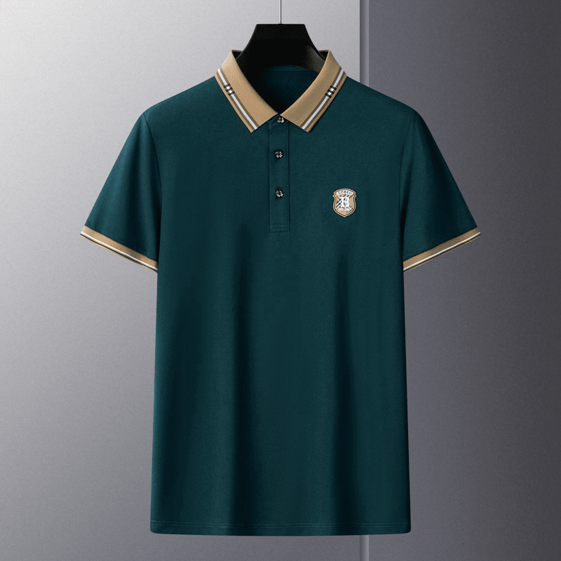 Men's Casual Embroidered POLO Shirt