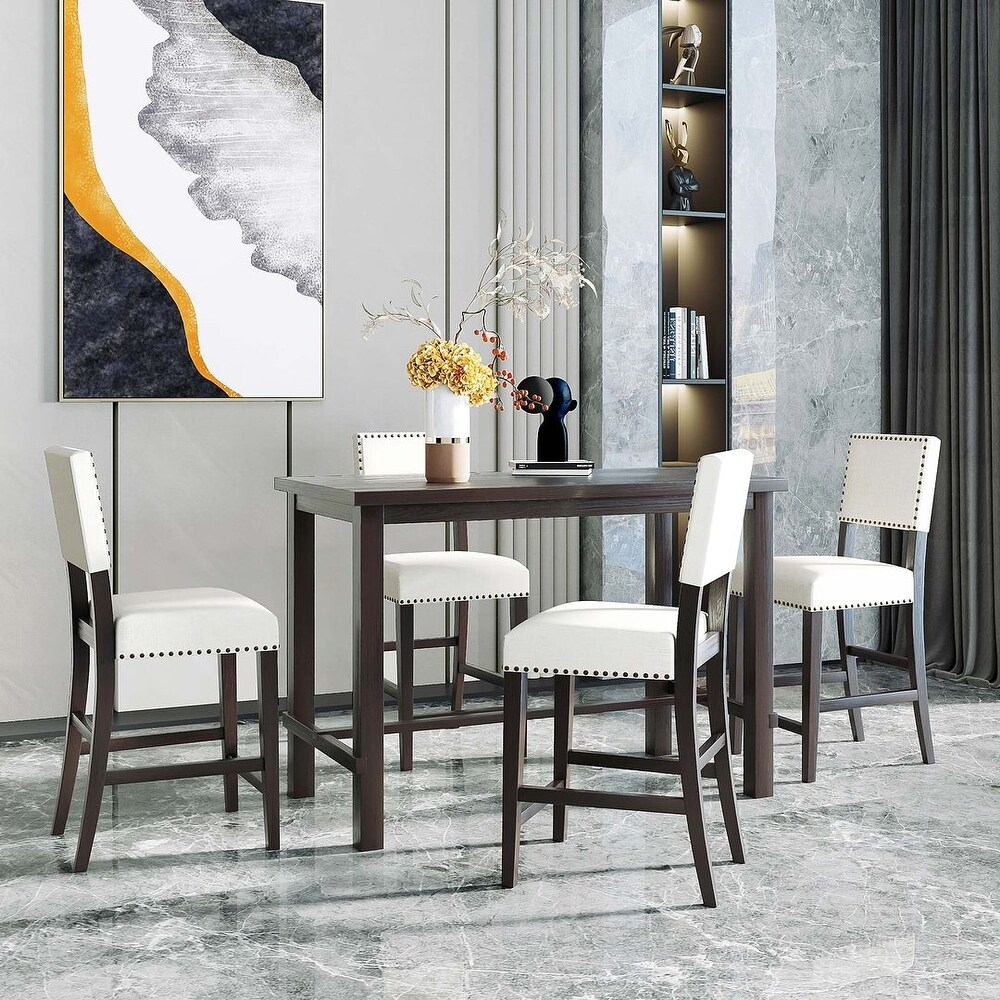 5 Piece Counter Height Dining Set