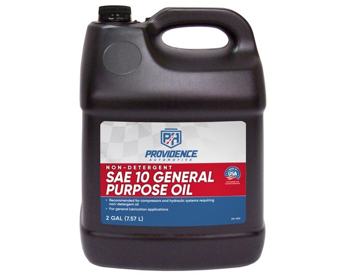 Providence Automotive 10WT Non-Detergent General Purpose Oil， 2 Gallon - PA-1021