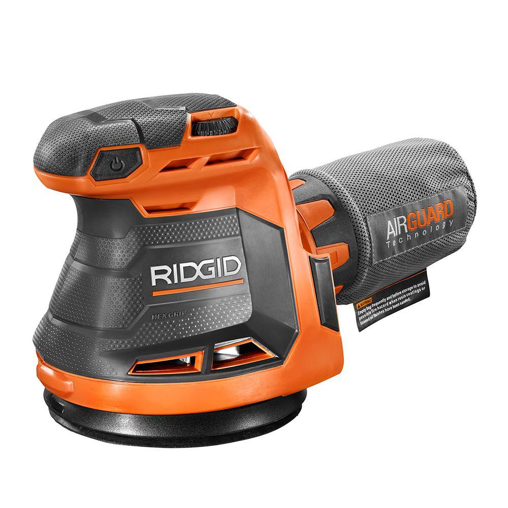 RIDGID 18V Cordless 2-Tool Combo Kit with Random Orbit Sander and 14 in. Sheet Sander (Tools Only) R8404439SB2N