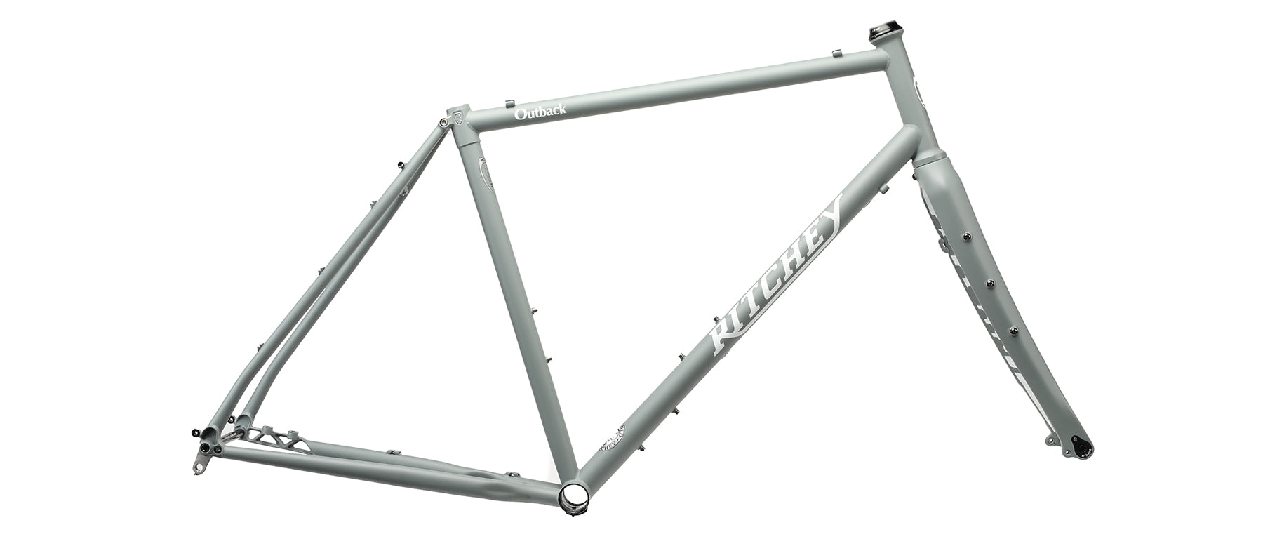 Ritchey Outback Gravel Frameset - Gray-White - 2023