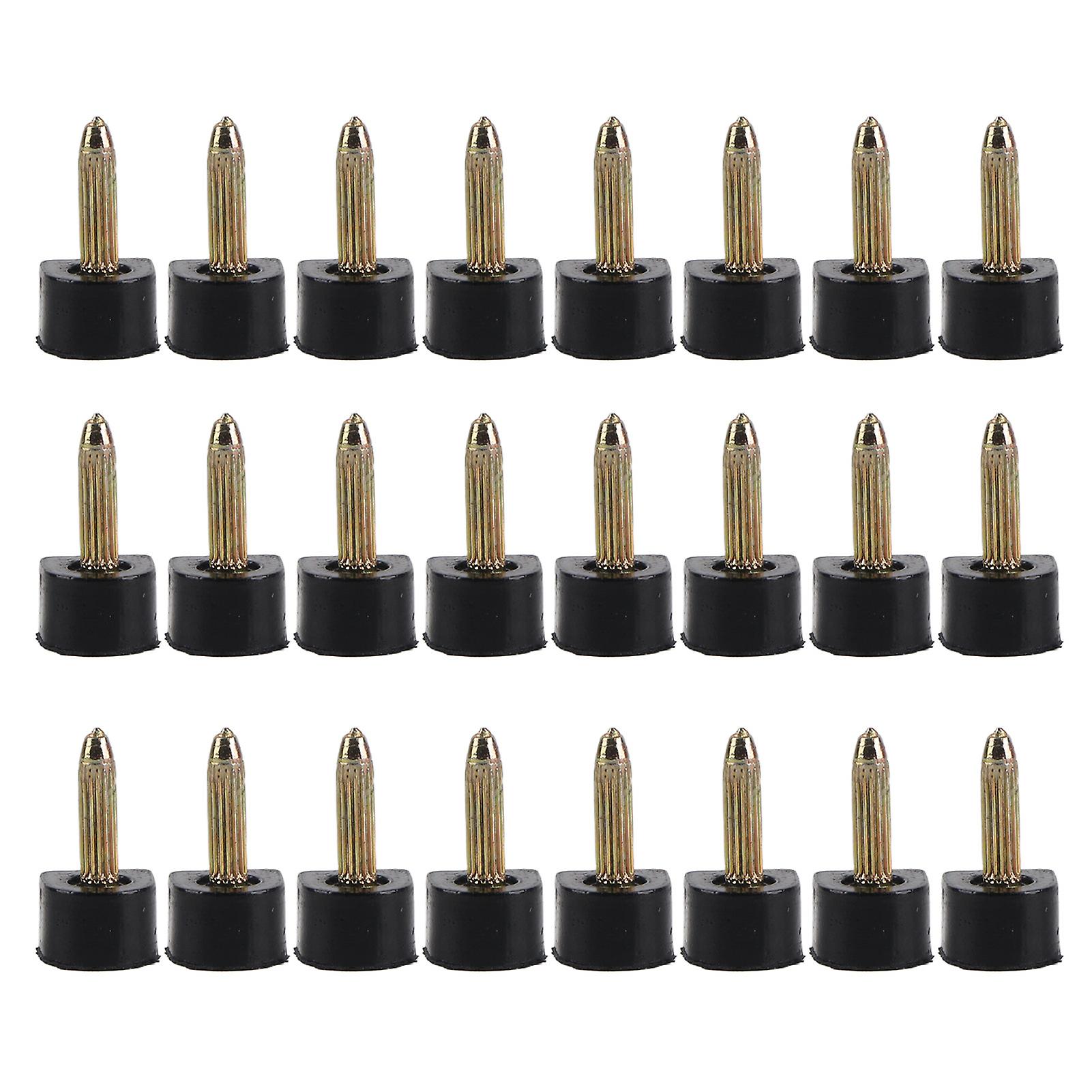 24pcs High Heel Replacement Tips Non Slip Shoes Repair Heel Dowels Protector (9 * 9mm)