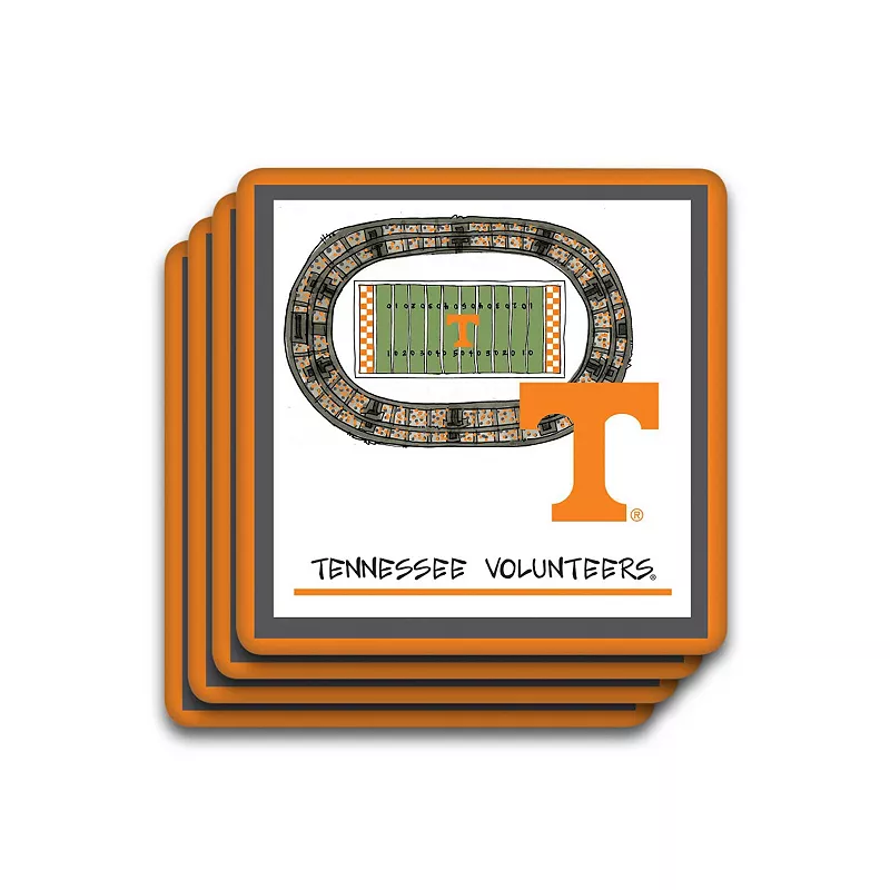 Tennessee Volunteers Four-Pack Coaster Set