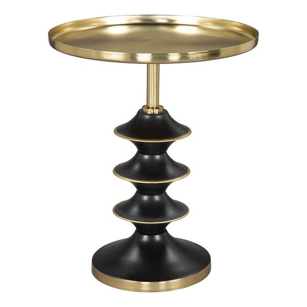 Donahue Side Table Gold and Black - 16